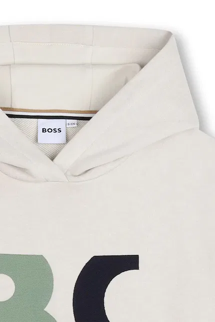 Худи BOSS, бежевый — фото 4