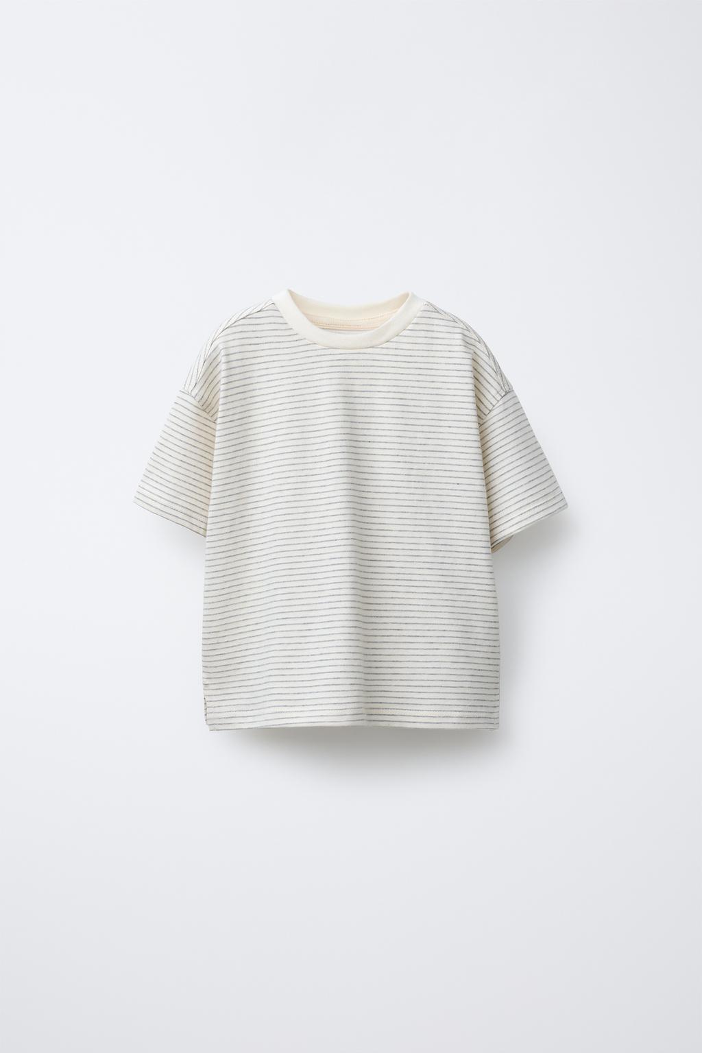 

Футболка в полоску ZARA, цвет striped