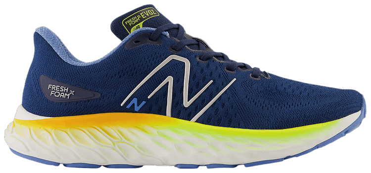 

Кроссовки New Balance Fresh Foam X EVOZ v3 'Heritage Blue Cosmic Pineapple', синий