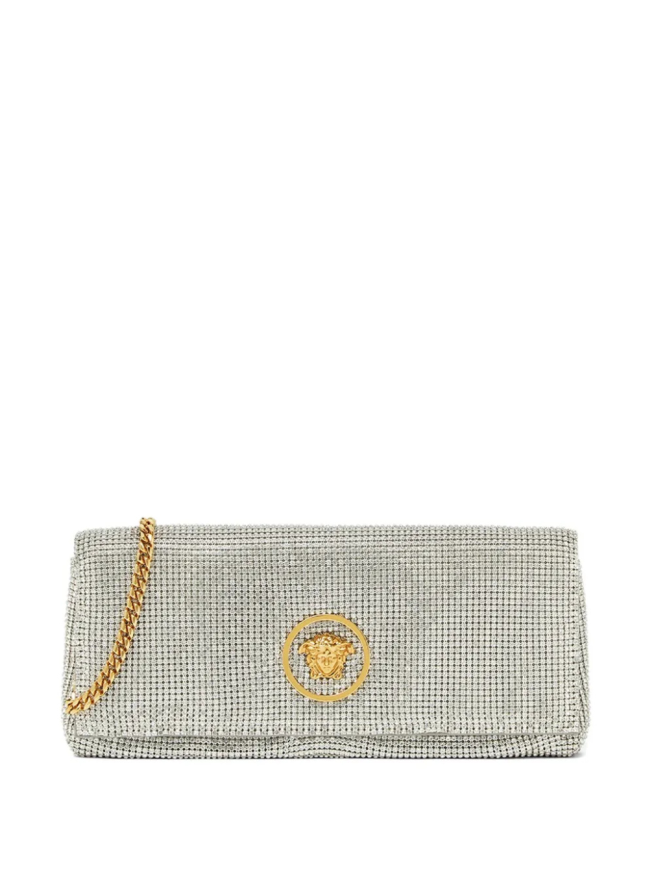 

Versace клатч La Medusa, серебряный