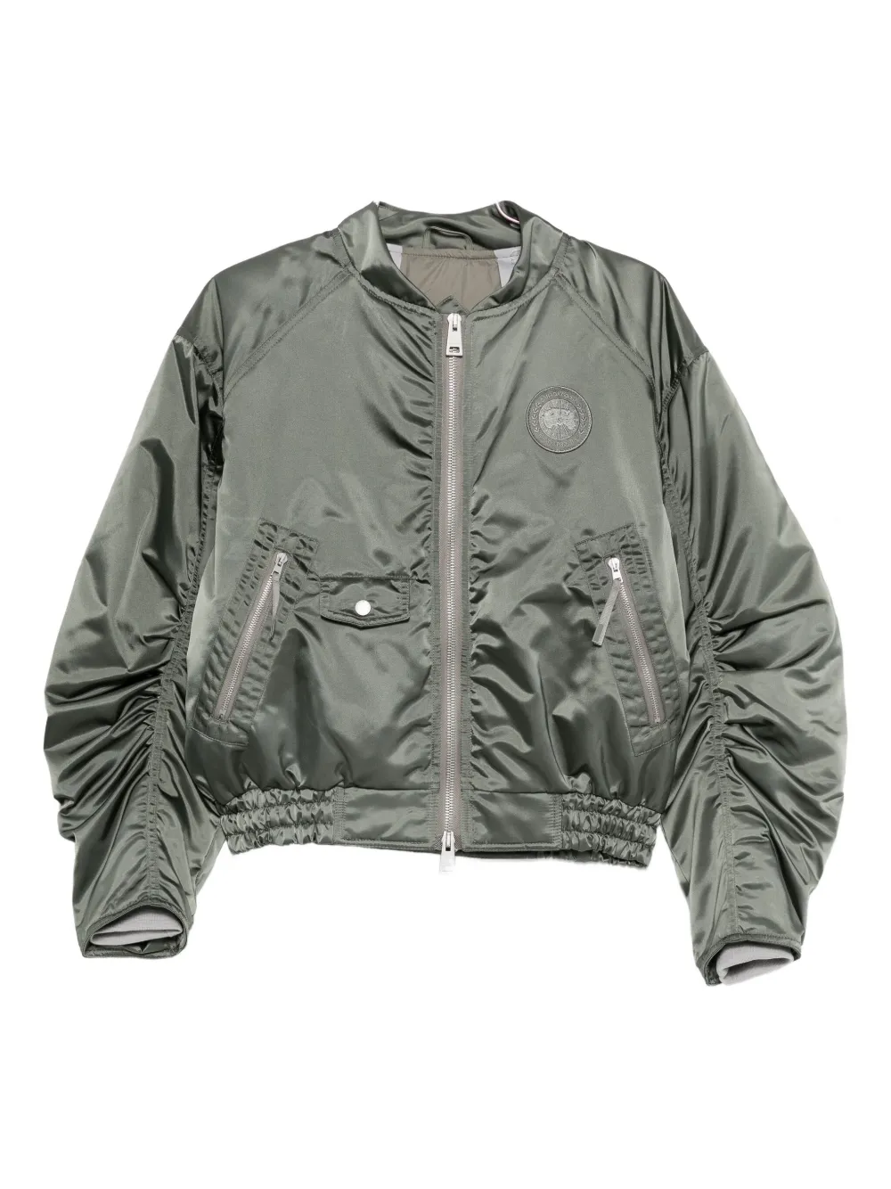 

Бомбер на молнии Canada Goose, серый
