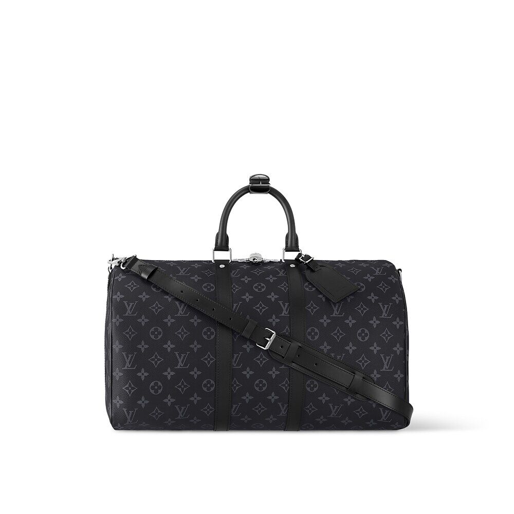 

Сумка Keepall Bandoulière 45 Louis Vuitton, серый