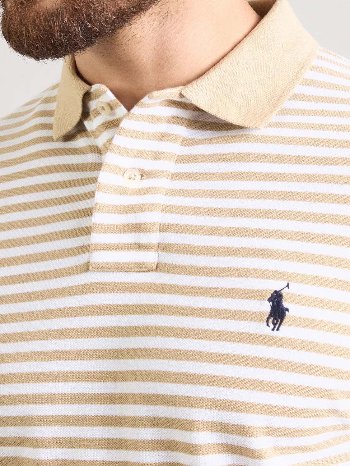 Рубашка Polo Ralph Lauren цвета хаки — фото 2