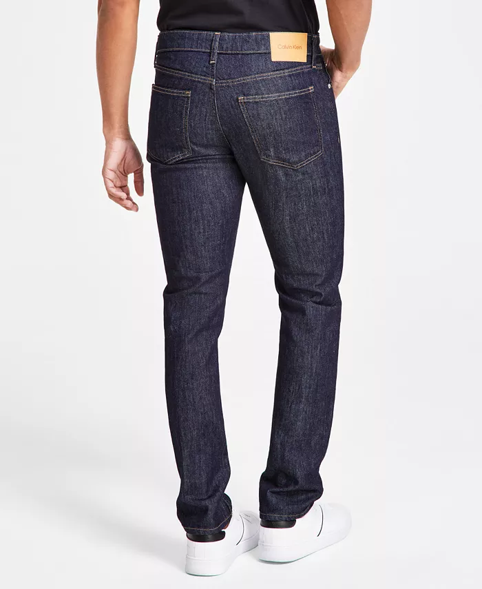 Мужские джинсы Slim Fit Stretch Calvin Klein, синий — фото 4