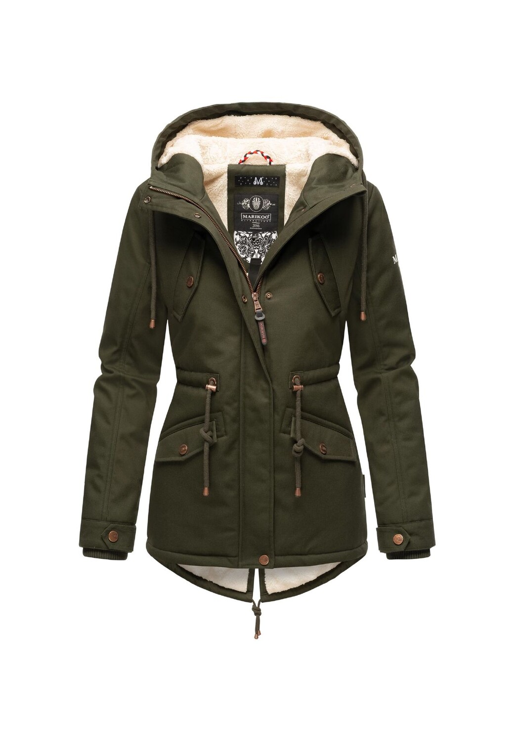 

Зимняя куртка Маноля MARIKOO, цвет Dark Olive