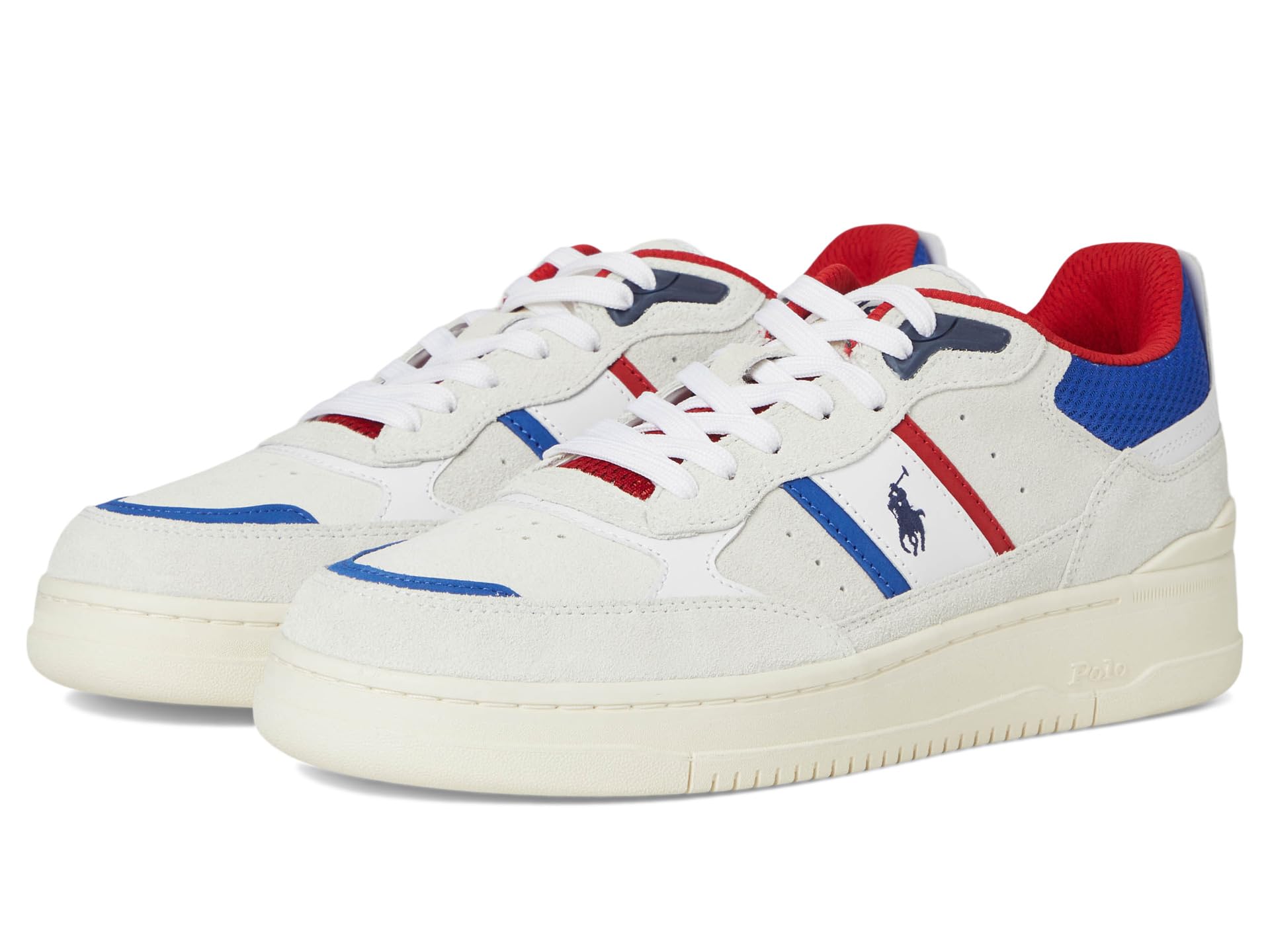 Туфли Polo Ralph Lauren Master Sport 125, цвет Bianco/Royal/Red