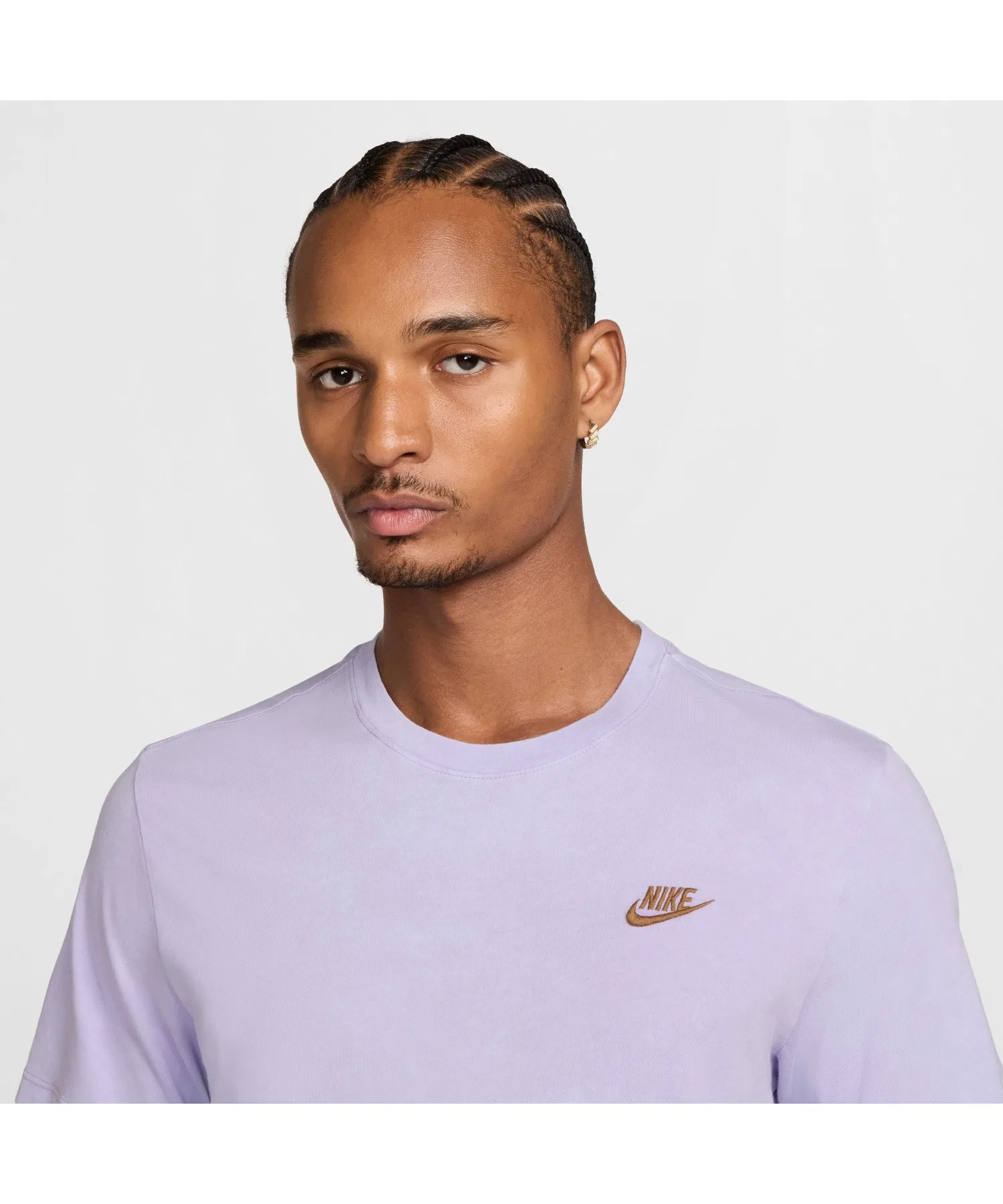 Унисекс футболка NIKE CLUB SSNL WASH фиолетовый — фото 3