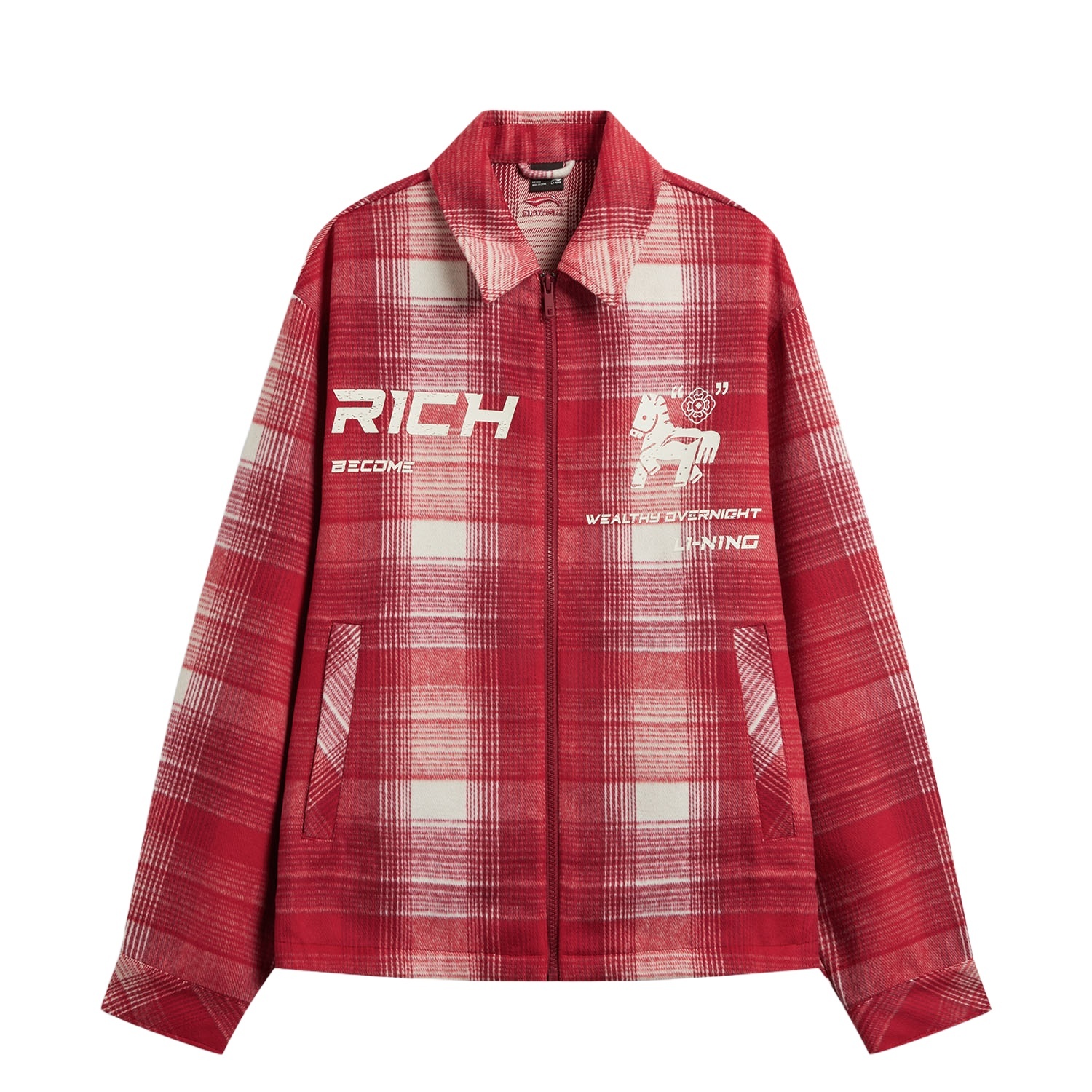 

Куртки и пальто из коллекции Li Ning Sports Life, унисекс., agate красный