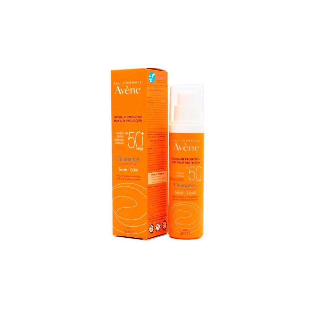 

Флюид солнцезащитный для лица и шеи Avene Sol Cleanance SPF50, 50 мл