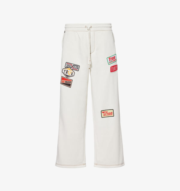 

Мешковатые спортивные штаны из хлопковой смеси с логотипом True Religion, серый