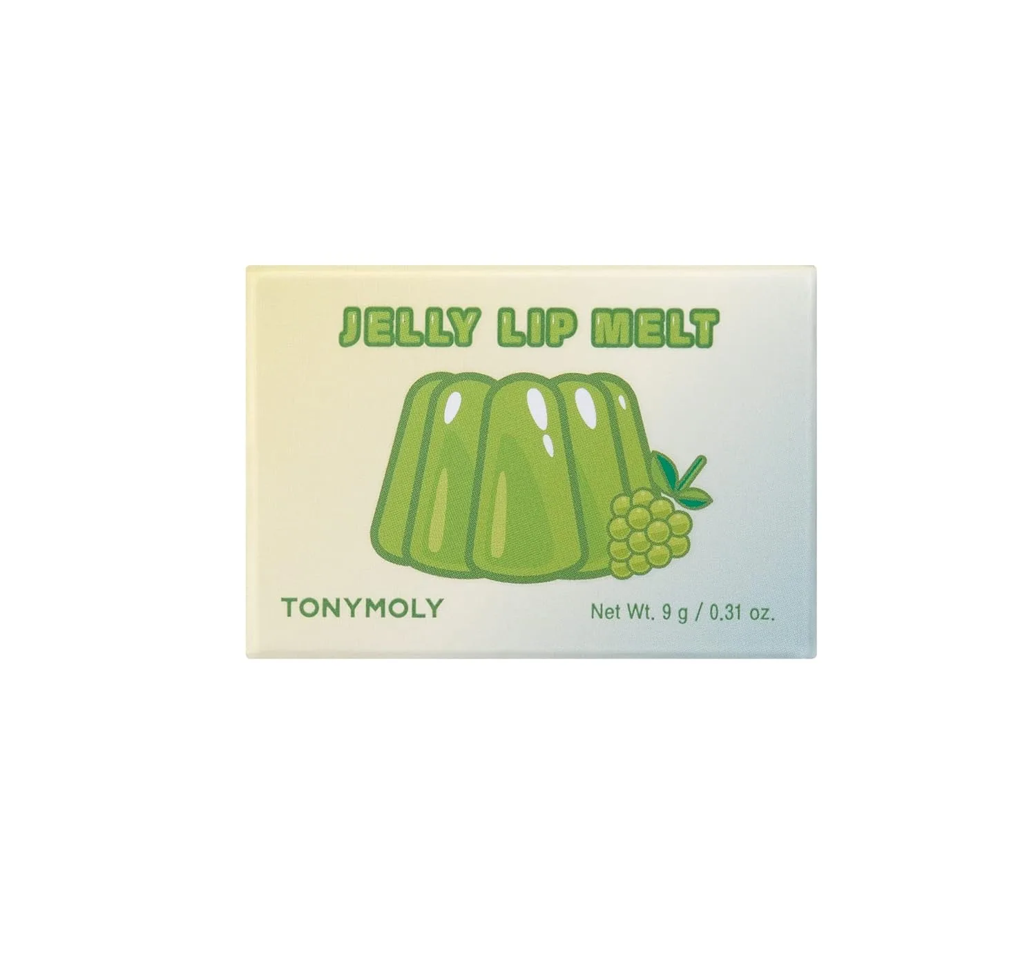 TONYMOLY Jelly Lip Melt, увлажняющий, питательный бальзам для губ, зеленый виноград, 0,31 унции., Green Grape — фото 2