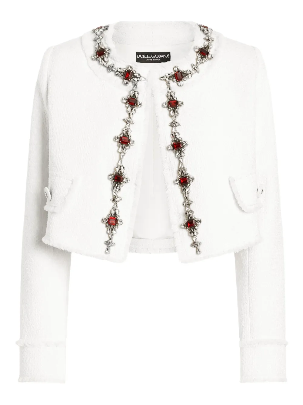 

Декорированный жакет DOLCE & GABBANA, белый