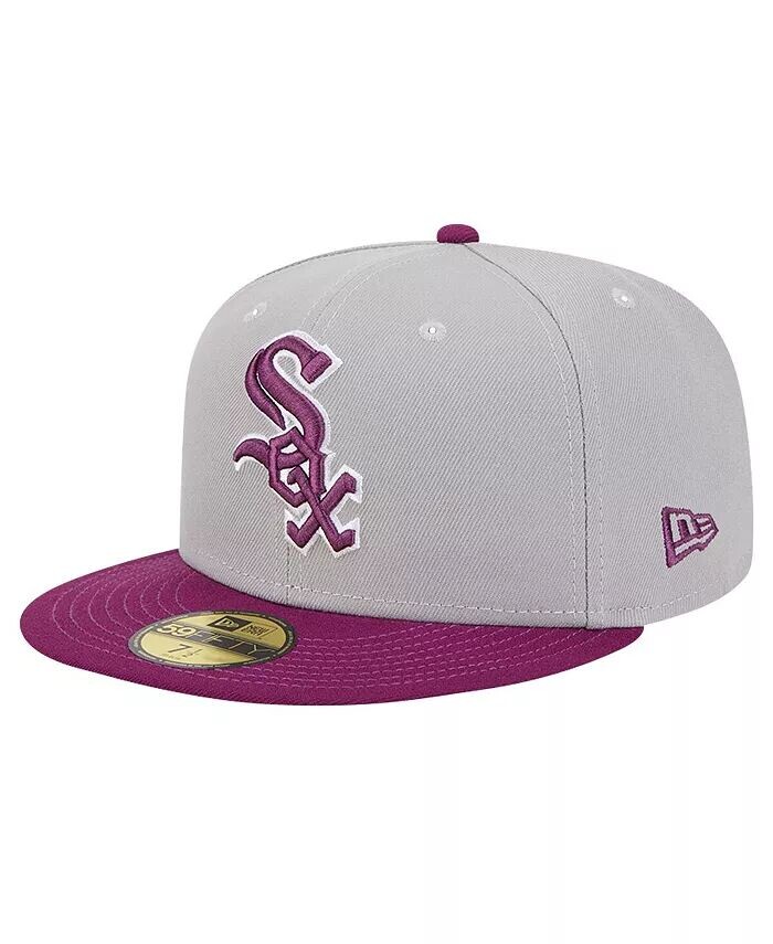 

Мужская бейсболка Chicago White Sox в двухцветном наборе 59FIFTY New Era, серый
