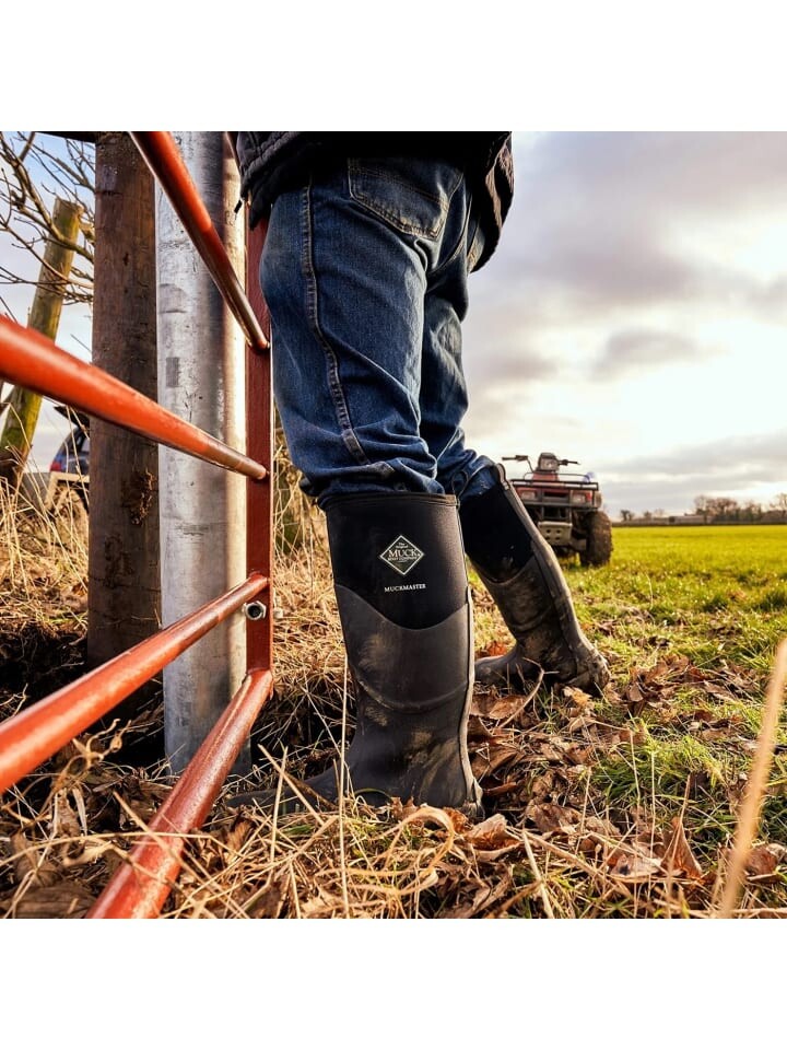 Женские резиновые сапоги Muck Boots Stiefel Muckmaster высокие, черный — фото 3