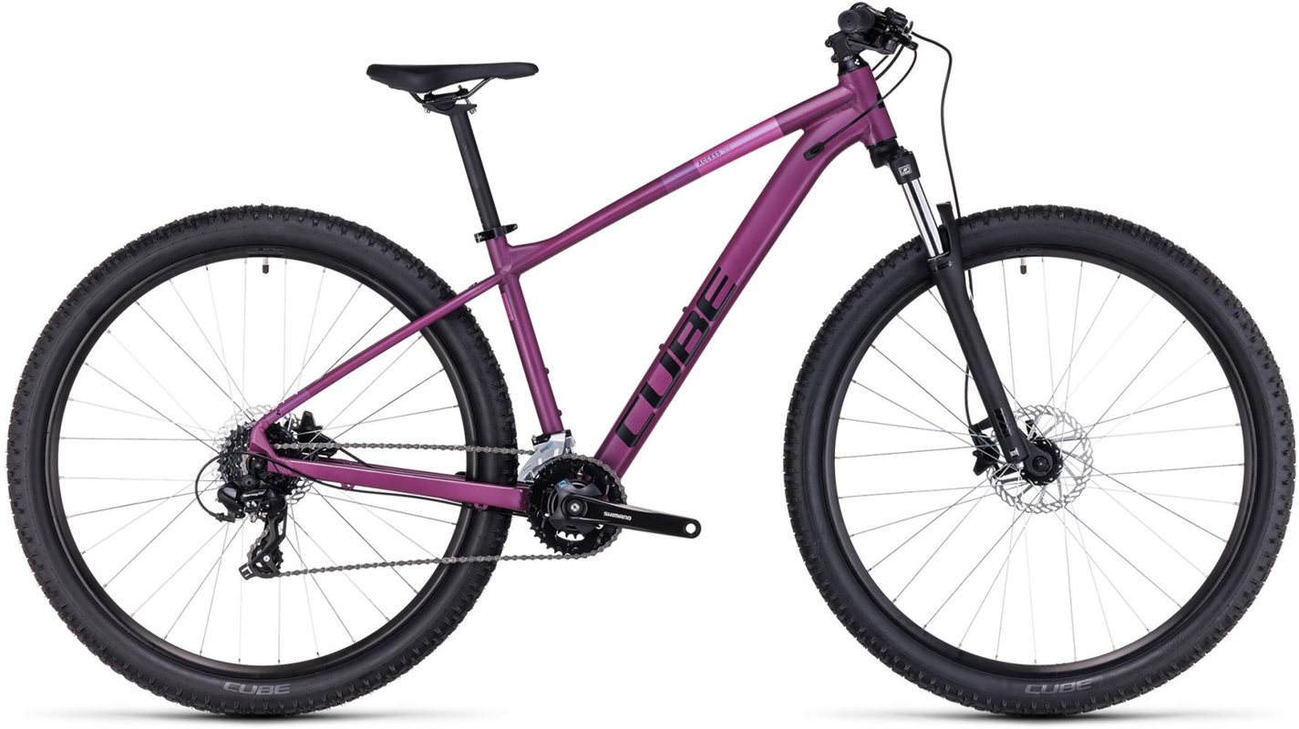 

Женский горный велосипед Cube Access WS Darkpurple N Pink