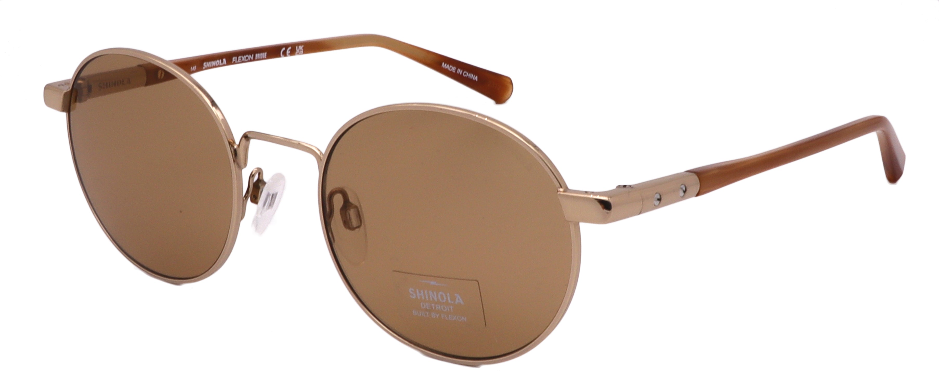 

Мужские солнцезащитные очки Shinola, золотой