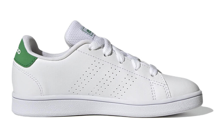 ADVANTAGE Kids Скейтбординг Кроссовки Детские Низкие Белые/зеленые Adidas Neo — фото 2