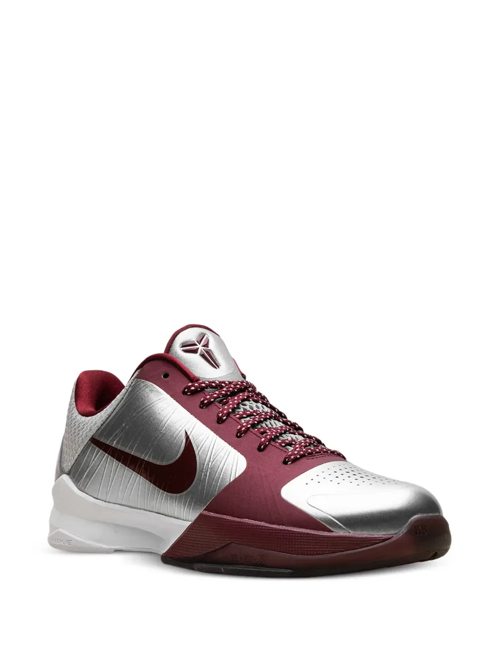 Баскетбольные кроссовки Kobe v Nike Kids, серебро — фото 2