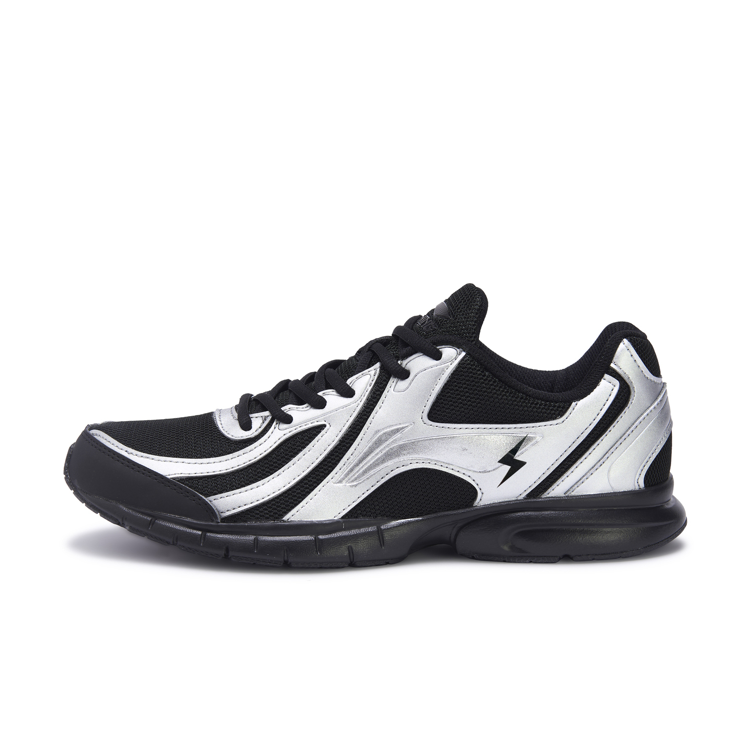 

Li Ning Zero March 7th амортизирующие износостойкие дышащие нескользящие низкие кроссовки из материала EVA по всей длине Li-Ning, черный серебряный