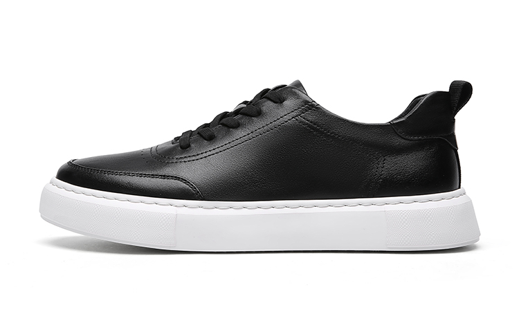 

Антискользящие износостойкие низкие скейтерские кроссовки мужские CROWN, черные