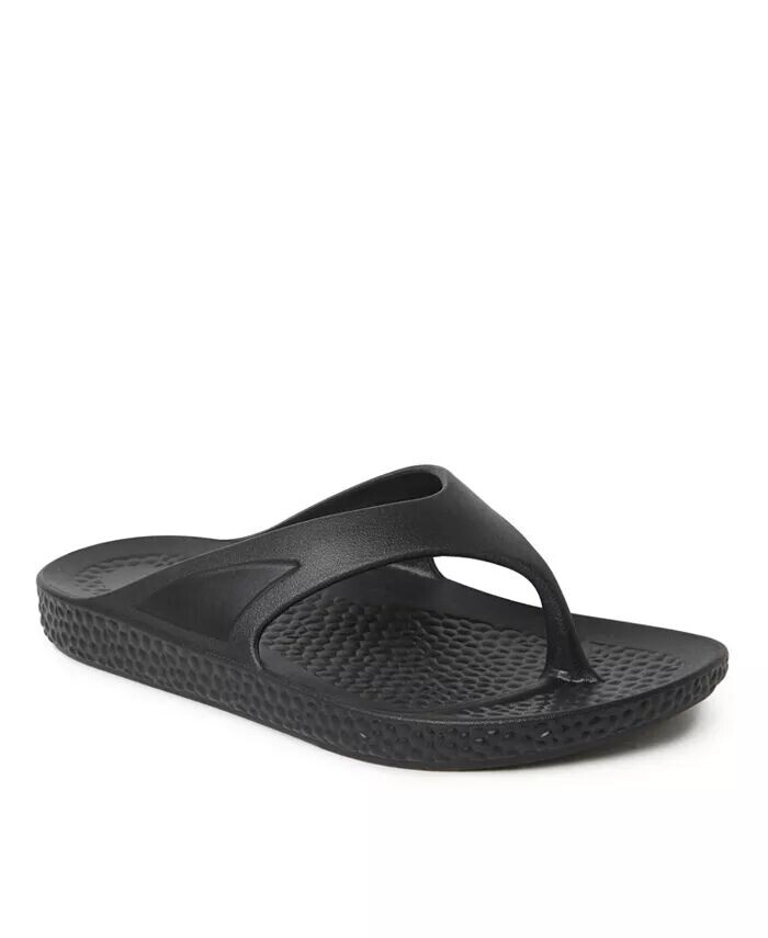 

Мужские сандалии-шлепанцы EcoCozy Sustainable Comfort Dearfoams, черный