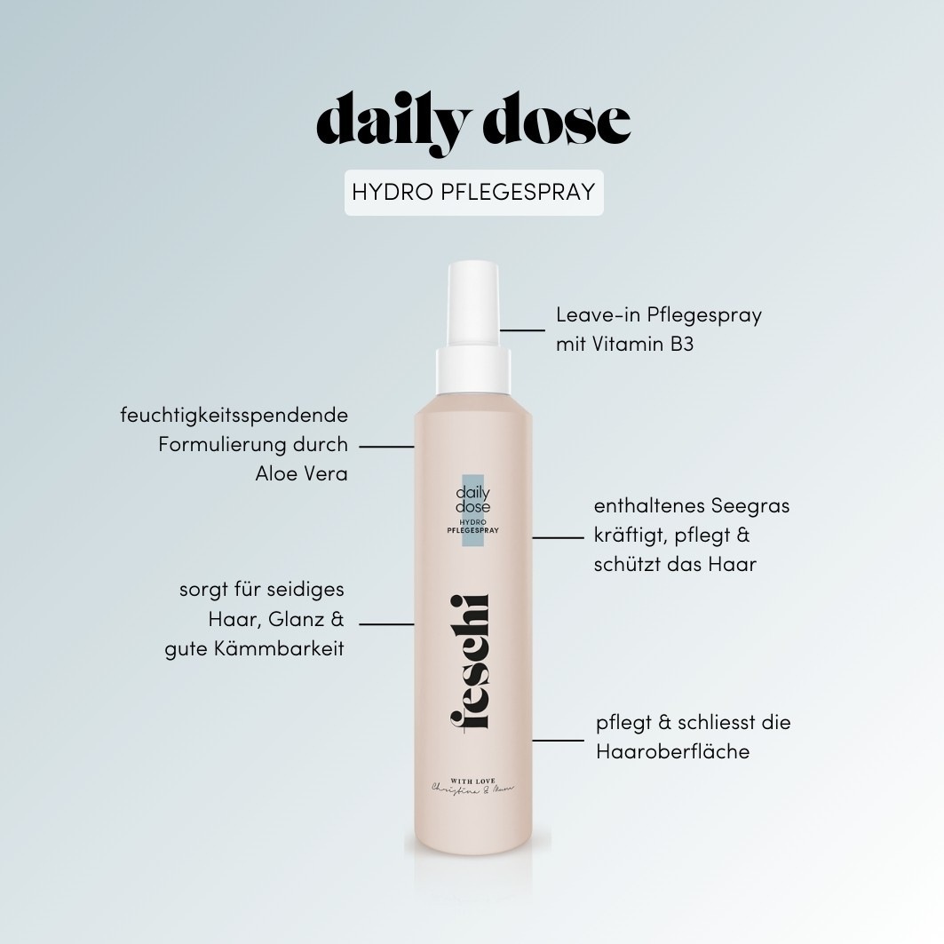 Кондиционер для волос daily dose - hydro pflegespray Feschi, объем 200 мл — фото 2