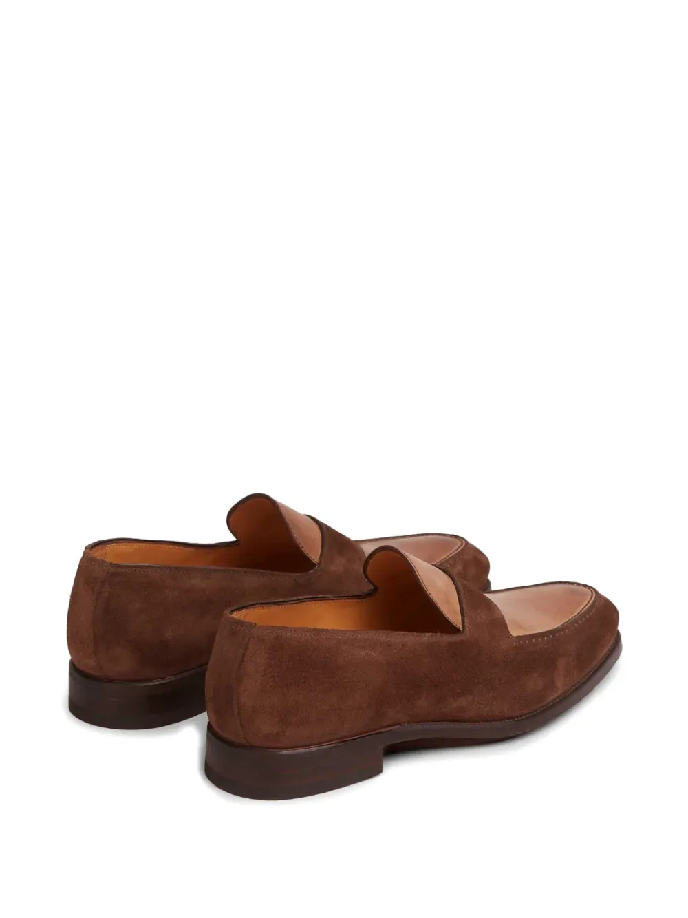 Лоферы из комбинированной кожи Bontoni, коричневый — фото 3