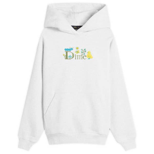 

Классическая толстовка с вышивкой крестиком Dime, Ash