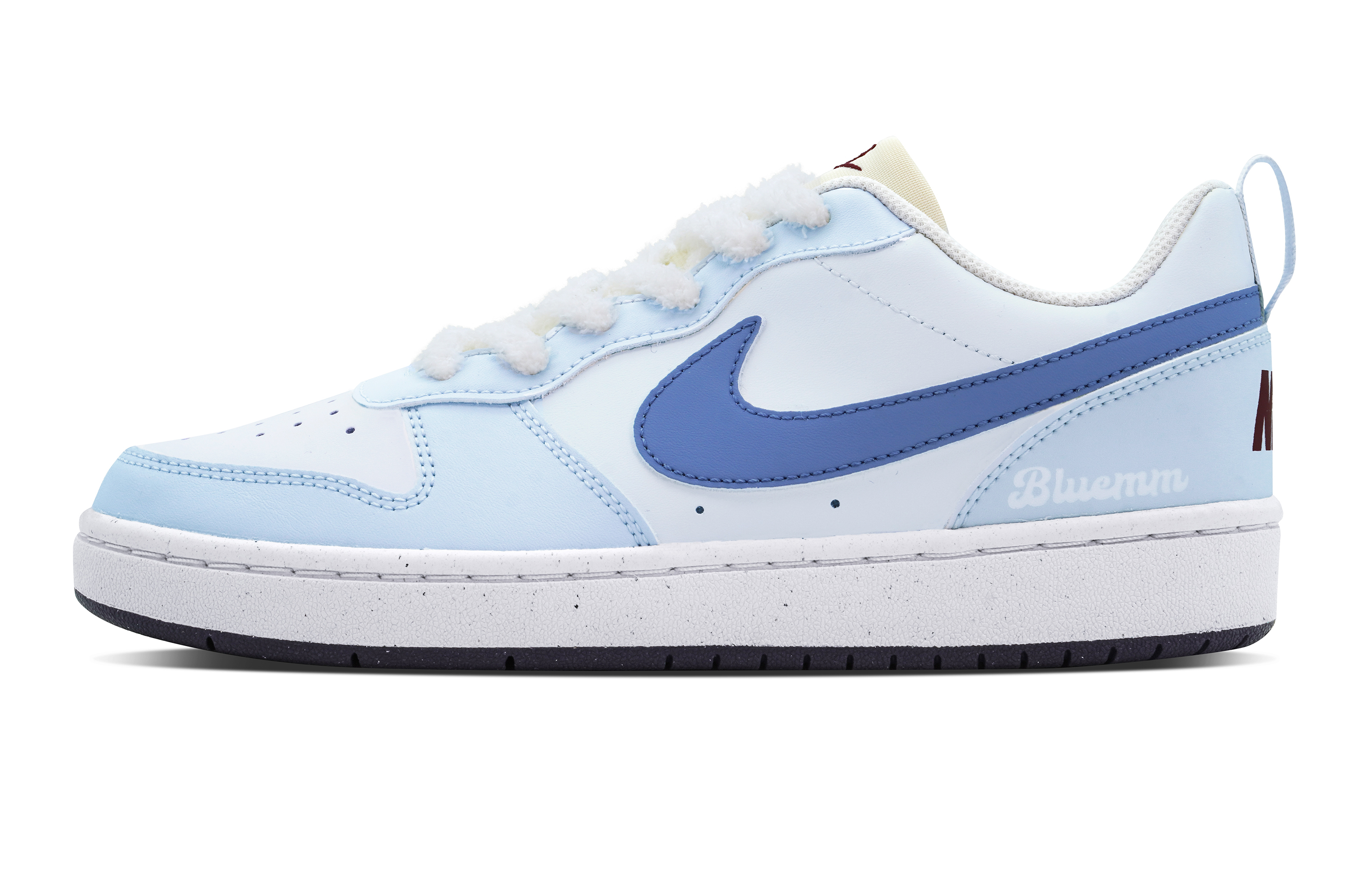 

Кроссовки Nike Court Borough Skateboard Shoes Women's Low-Top Blue, Синий, Кроссовки Nike Court Borough Skateboard Shoes Women's Low-Top Blue