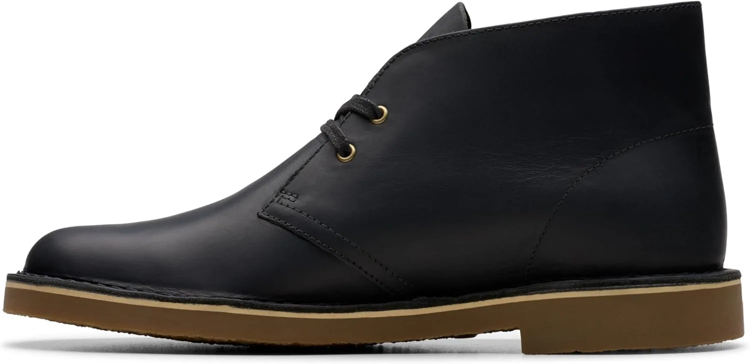 Мужские ботинки Clarks Premium Shepton Chukka, черный — фото 3