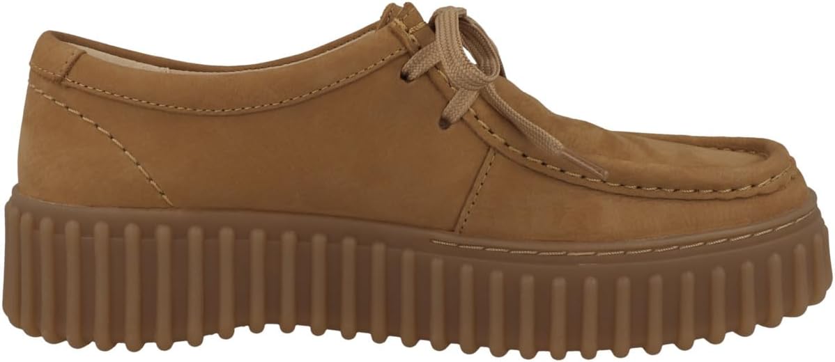 Кроссовки Clarks Unisex-Adult Torhill Bee, Light Tan Nubuck — фото 3
