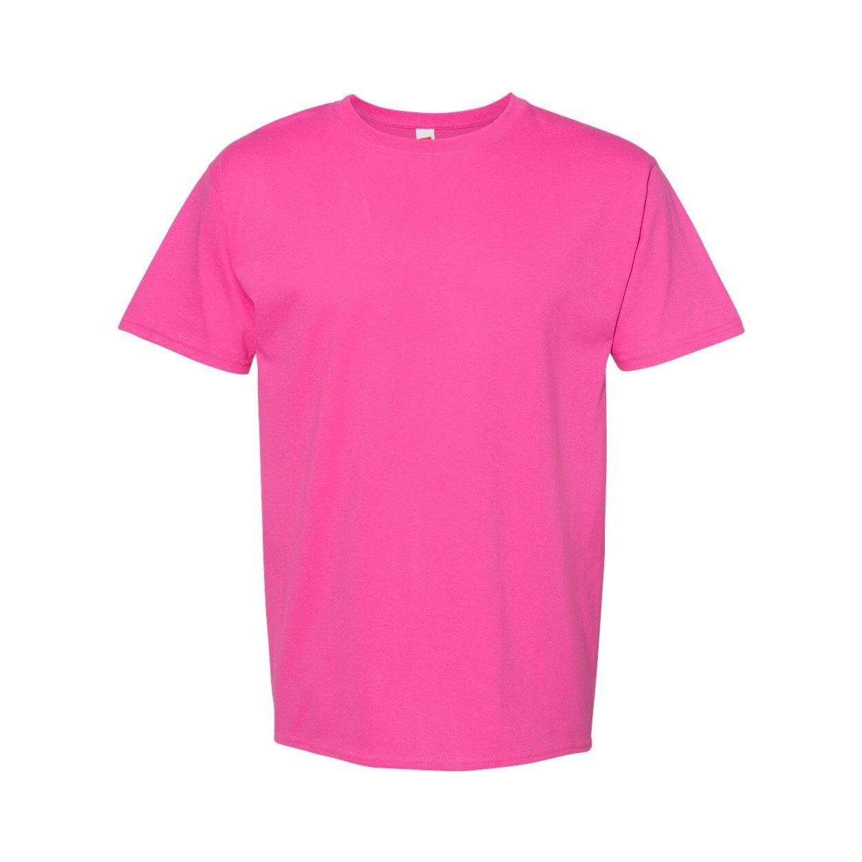 

Футболка Hanes Essential-T, цвет Wow Pink