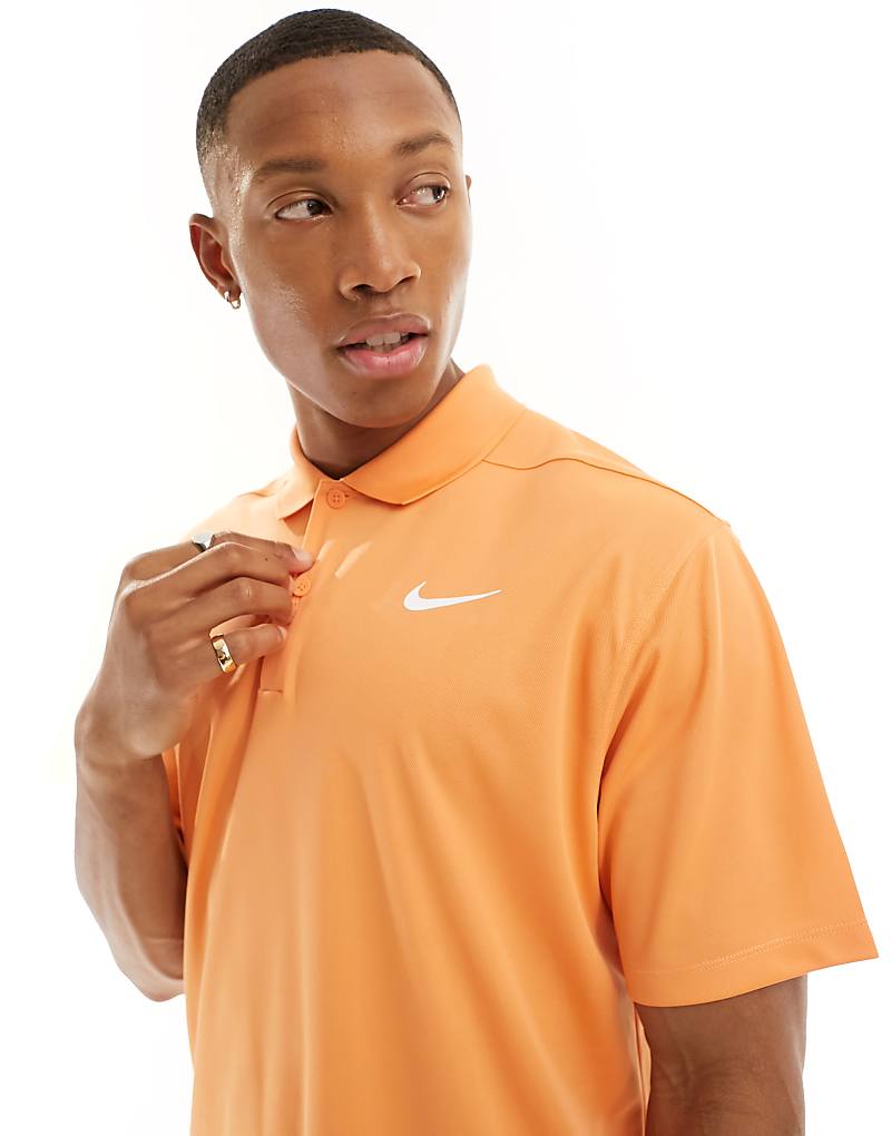 

Nike – Gold Dri-FIT Victory – Polohemd в оранжевом цвете