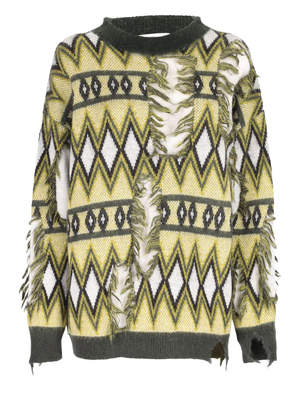 

Свитер с бахромой Laneus, желтый