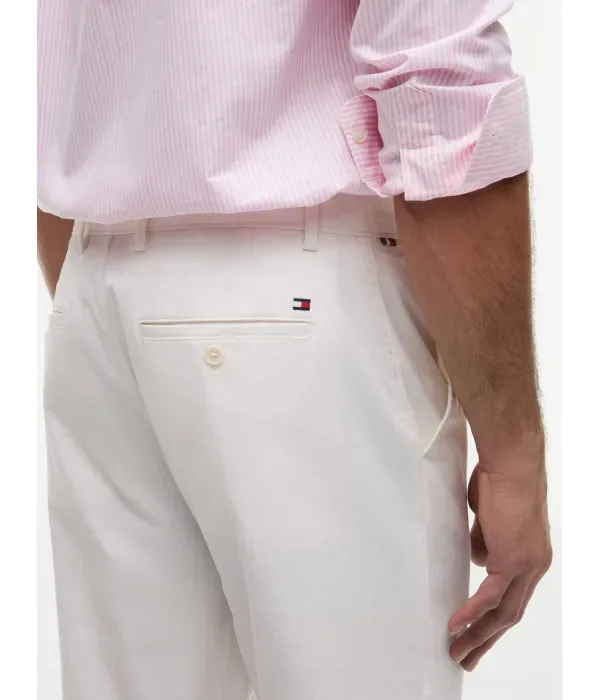Брюки чинос Denton straight fit Tommy Hilfiger, экрю — фото 4
