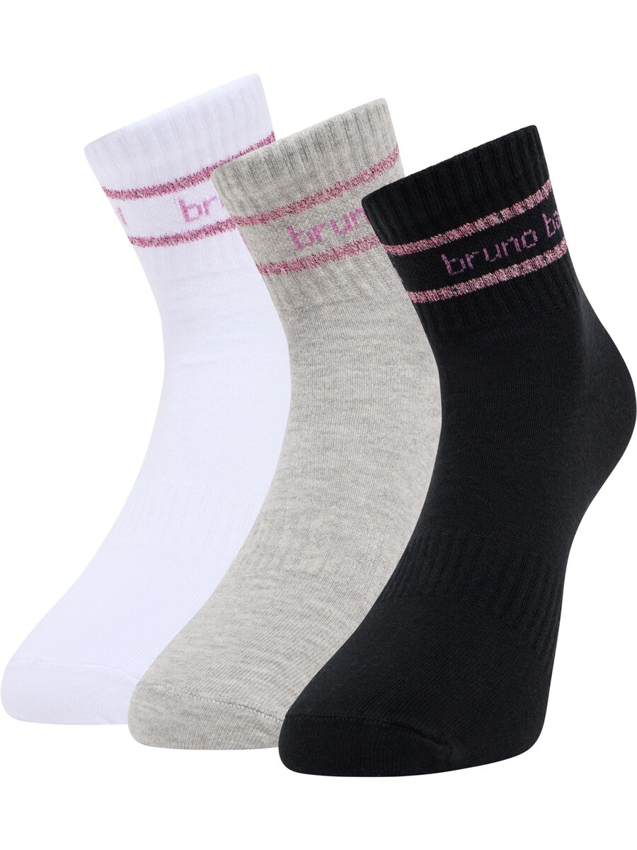

Носки Bruno Banani Donaldson, цвет Grey/Black/White