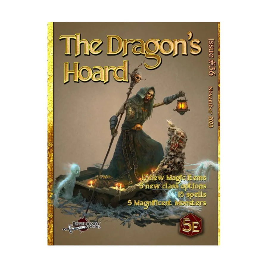 

Dragon's Hoard - Issue #36, Dungeons & Dragons (5th Edition) - Dragon's Hoard (Legendary Games), мягкая обложка