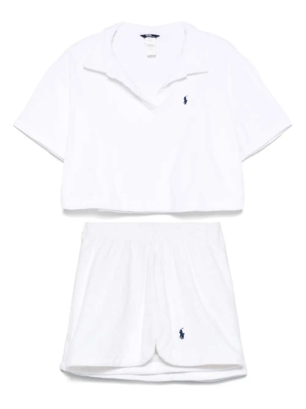 

Шорты с вышитым логотипом POLO RALPH LAUREN, белый