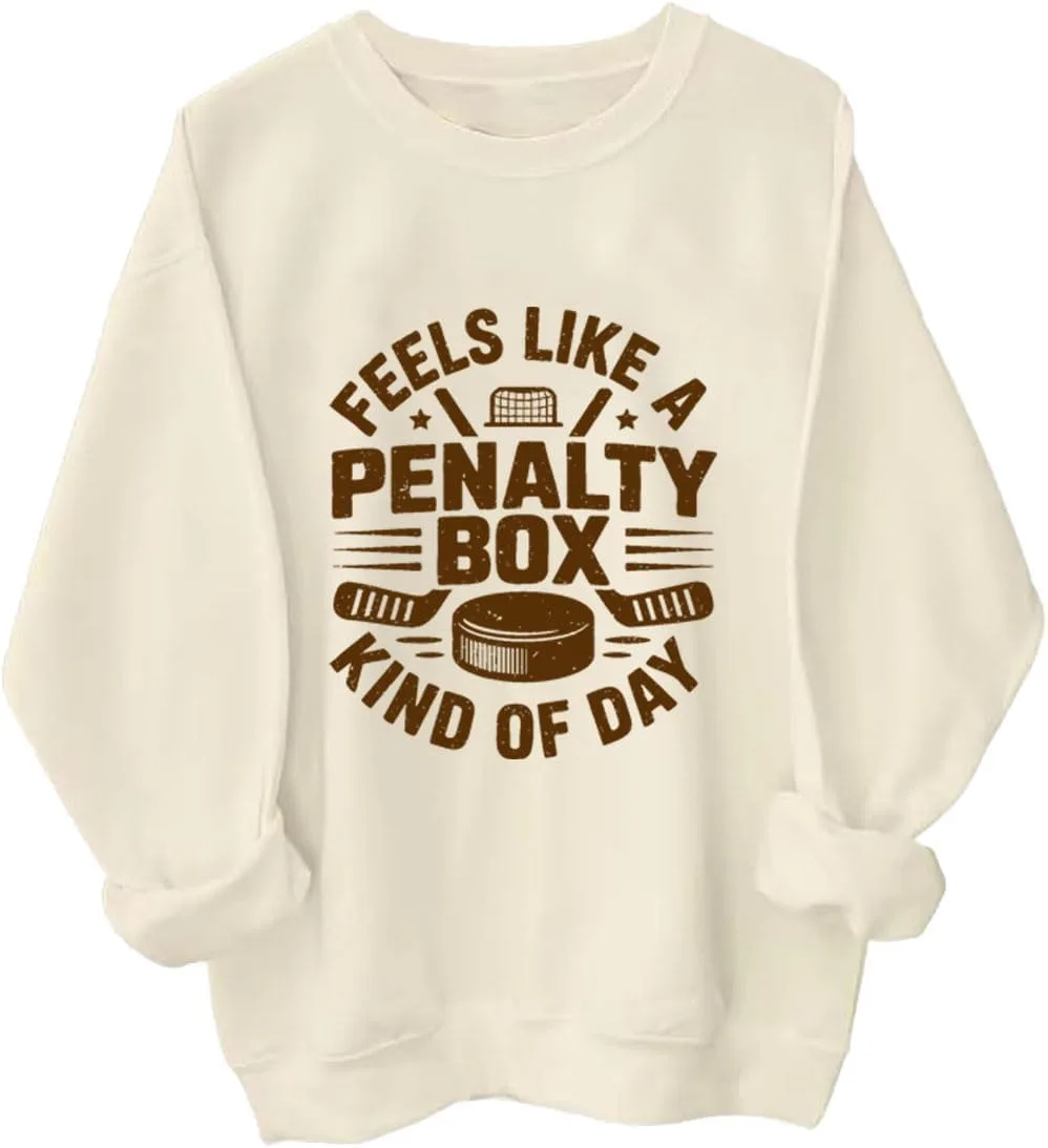 

Толстовка Funny Hockey Hoodie, Unisex Winter Crewneck Czbic
