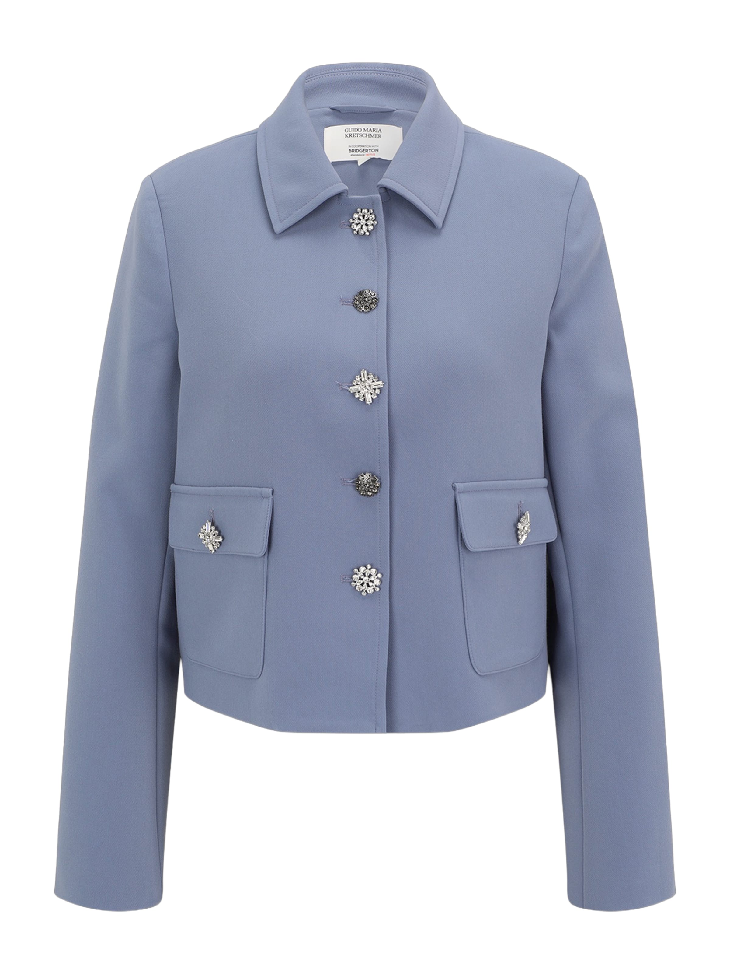 

GUIDO MARIA KRETSCHMER FOR BRIDGERTON Блейзер 'Daphne' в цвете Cyan Blue