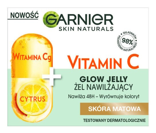 

Увлажняющий гель для лица Витамин Cg + Цитрус, 50 ​​мл Garnier, Skin Naturals