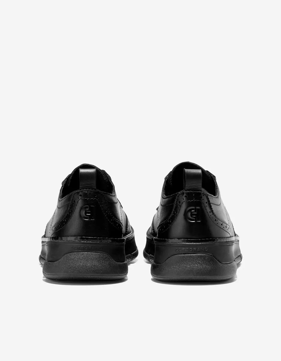 Женские кожаные туфли на шнурках Cole Haan, черный — фото 2