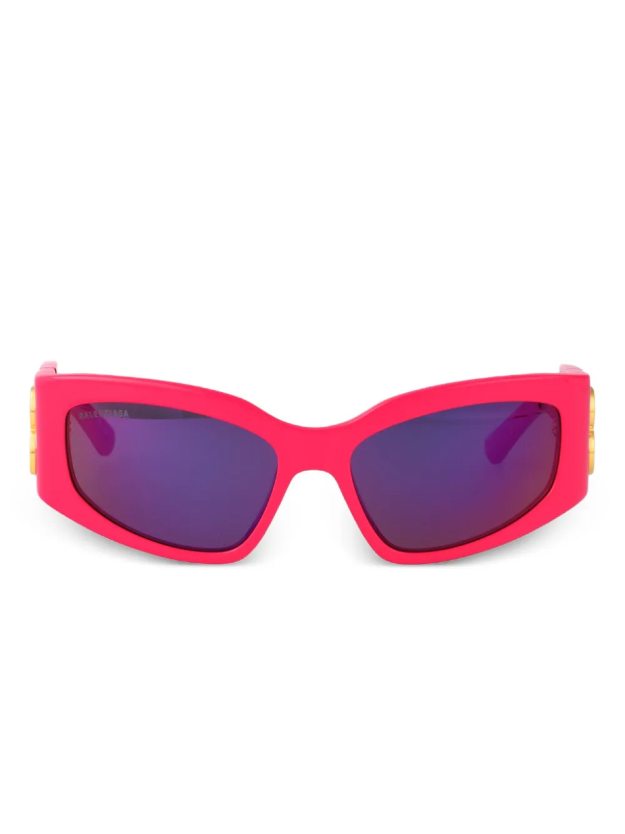

Balenciaga Eyewear Bossy солнцезащитные очки, розовый
