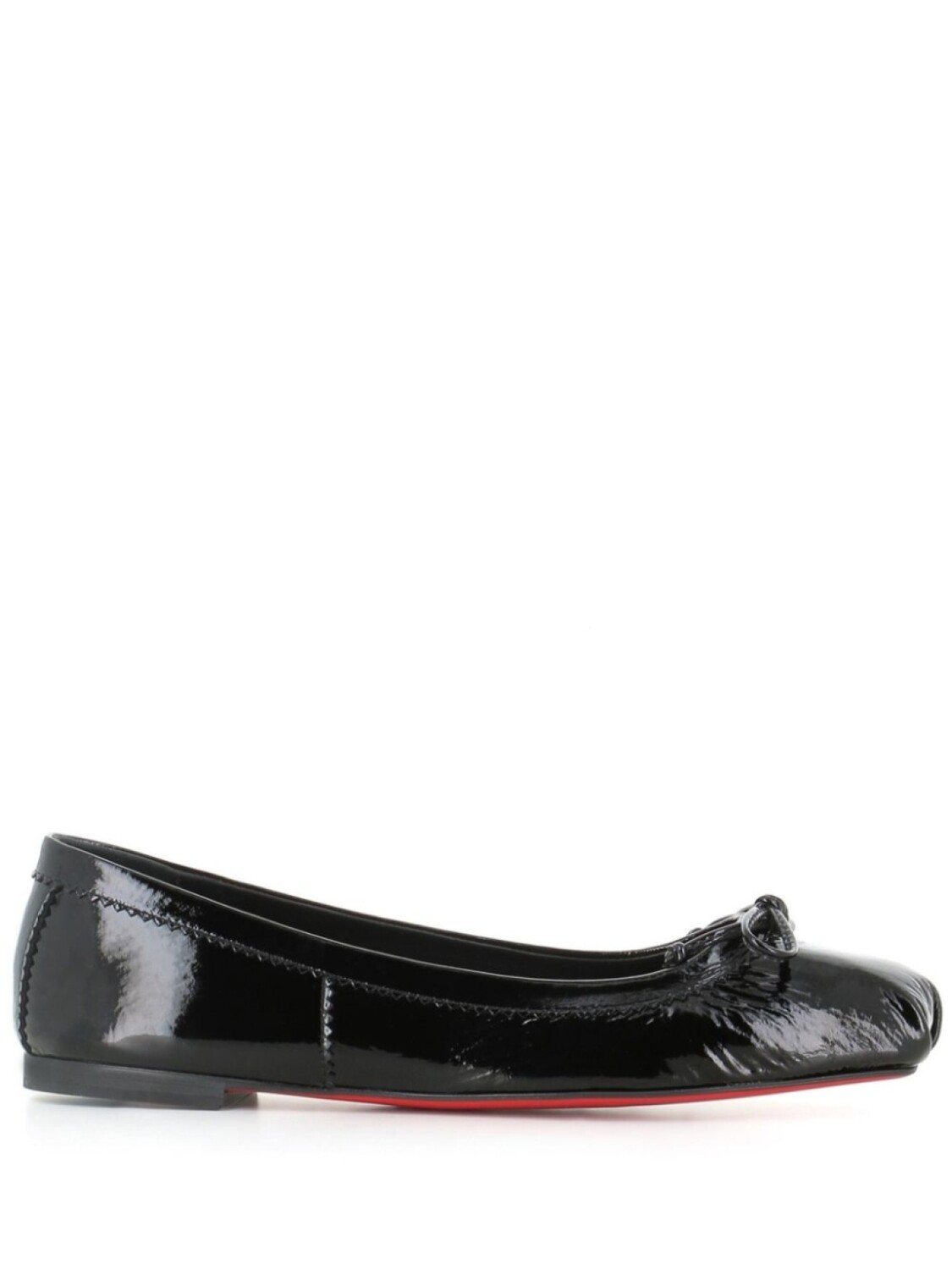 

Кожаные балетки Mamadrague Christian Louboutin, черный