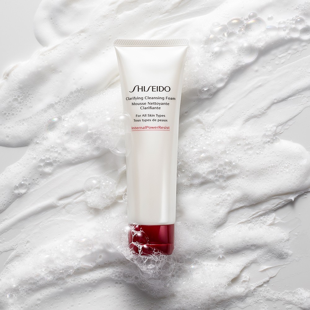Пенка для умывания Shiseido — Очищающая пенка для лица softener & balancing lotion clarifying cleansing foam , объем, 125 мл — фото 4