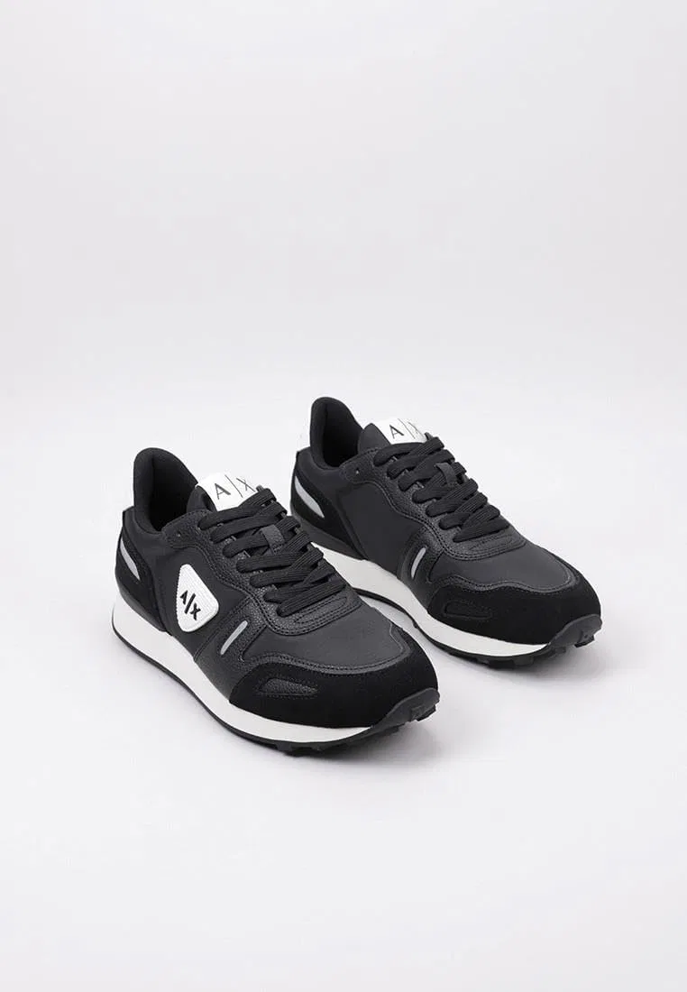 Мужские низкие кроссовки Armani Exchange XUX149 Black — фото 3