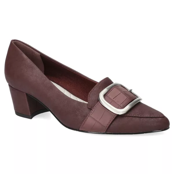 Женские туфли-лодочки Aster с миндалевидным носком Easy Street, цвет burgundy matte