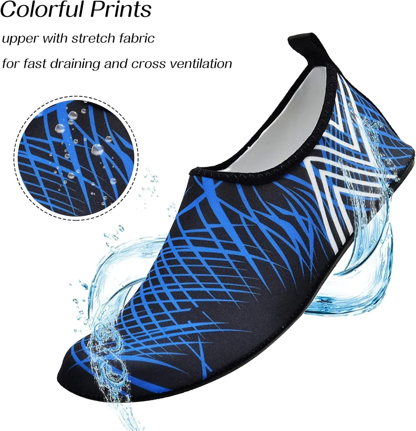 Кроссовки и спортивные модели для Herren Männer Frauen Schwimmschuhe Leichte Schwimmschuhe Waten Tauchen Strandschuhe Frauen Yoga Haut Schuhe Generisch, Dunkelblau — фото 2