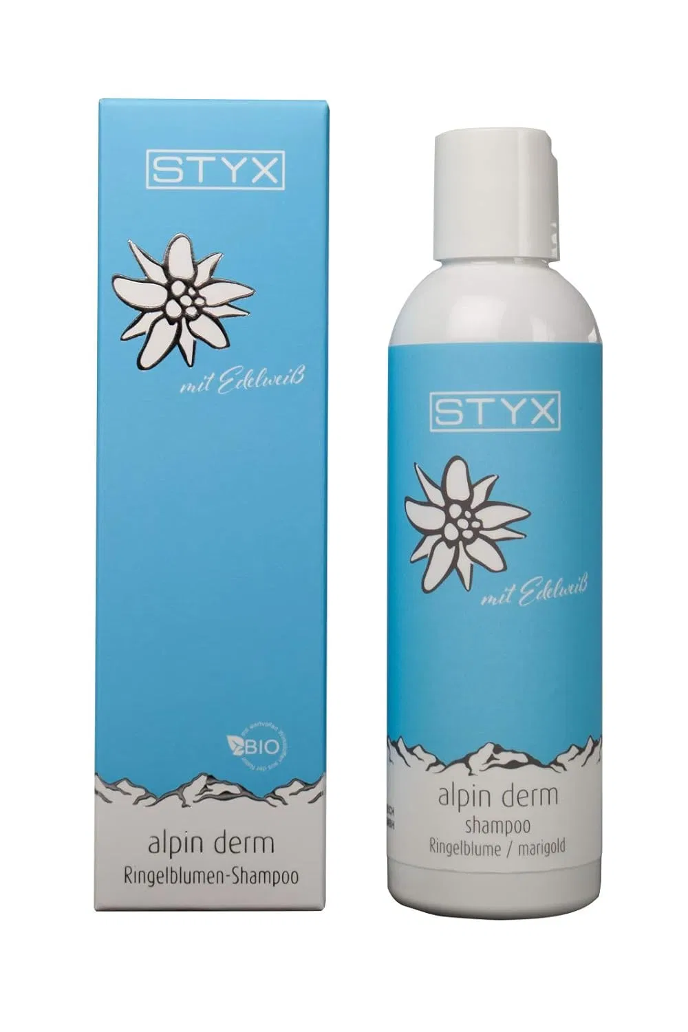 Шампунь «Alpin Derm Marigold» с эдельвейсом от STYX