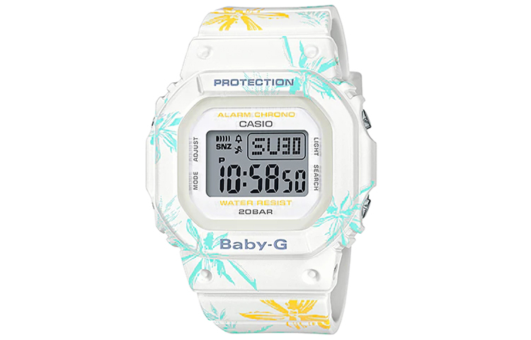 

CASIO Женские часы BABY-G белого цвета BGD-560CF-7